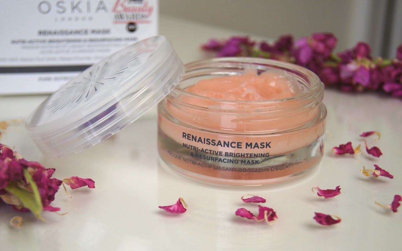 oskia renaissance mask review exfoliating brightening skincare