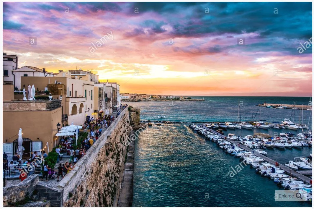 download Otranto Salento Apulia Puglia Italy background south italy village town sunset