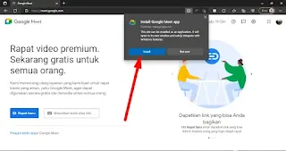 Install Google Meet Di Laptop Windows Lewat Microsoft Edge