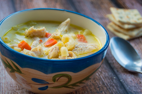 Chempaka Merah: From My Kitchen : Creamy Chicken Spirals Soup