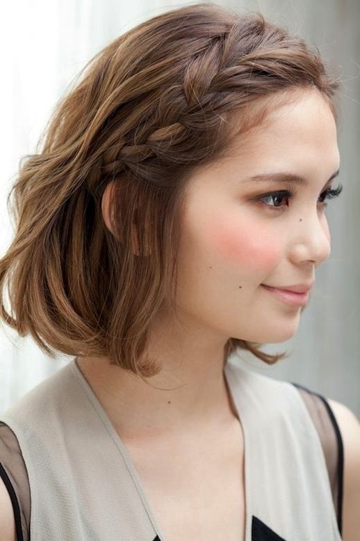 cute short hairstyles braids