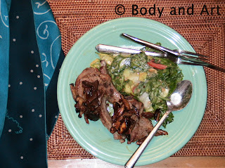 ROBBY ROBINSON'S DIET - HEALTHY MEALS LAMB CHOPS WITH SAUTEED VEGETABLES ▶ www.robbyrobinson.net