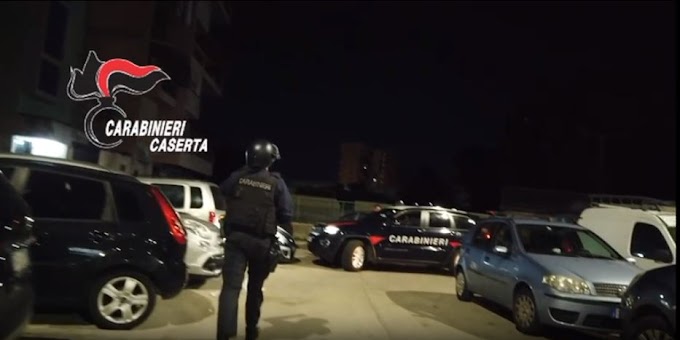 Associazione per delinquere finalizzata al traffico di sostanze stupefacenti e detenzione illegale di armi: 10 misure cautelari nel Casertano