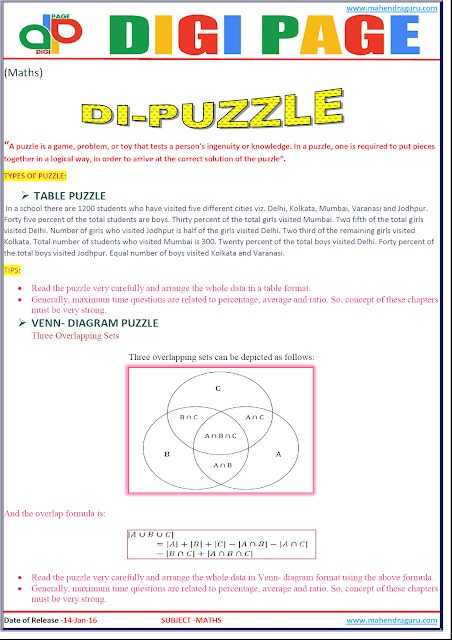  Digi Page - Maths - 14.01.2016