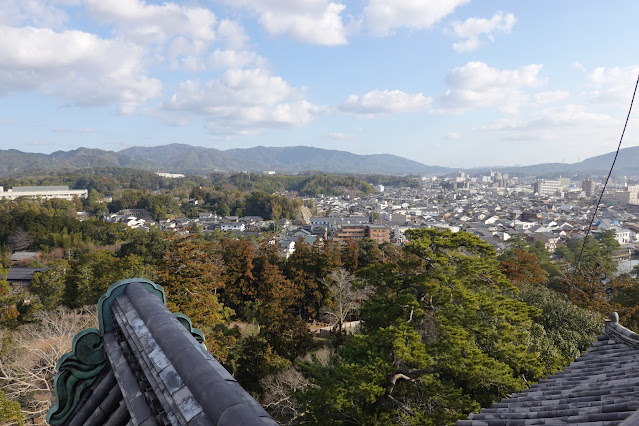 島根県松江市内中殿町 松江城 天守からの眺望