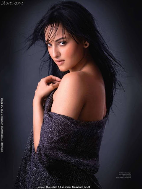 Sonakshi Sinha Hot Photoshoot for Maxim December 2010