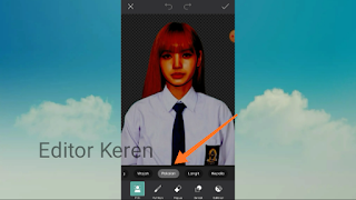 Cara Mengubah Warna Baju Menjadi Hitam di PicsArt