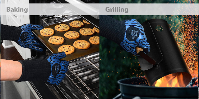 heat resistant gloves for baking, cooking or grilling