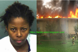 The woman accused of getting angry later she burned her apartment