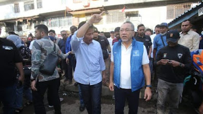 Tinjau Harga Sembako, Wali Kota Rudi Bersama Mendag RI Kunjungi Pasar Rakyat Tos 3000 