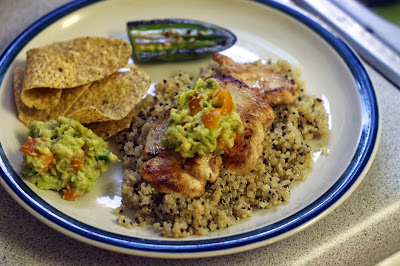 Guacamole with a southwestern flair