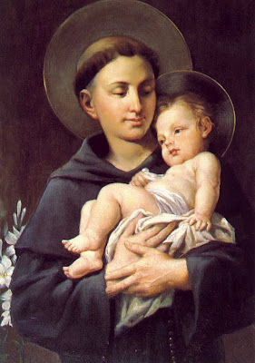 San Antonio de Padua con el Niño Jesus en Brazos