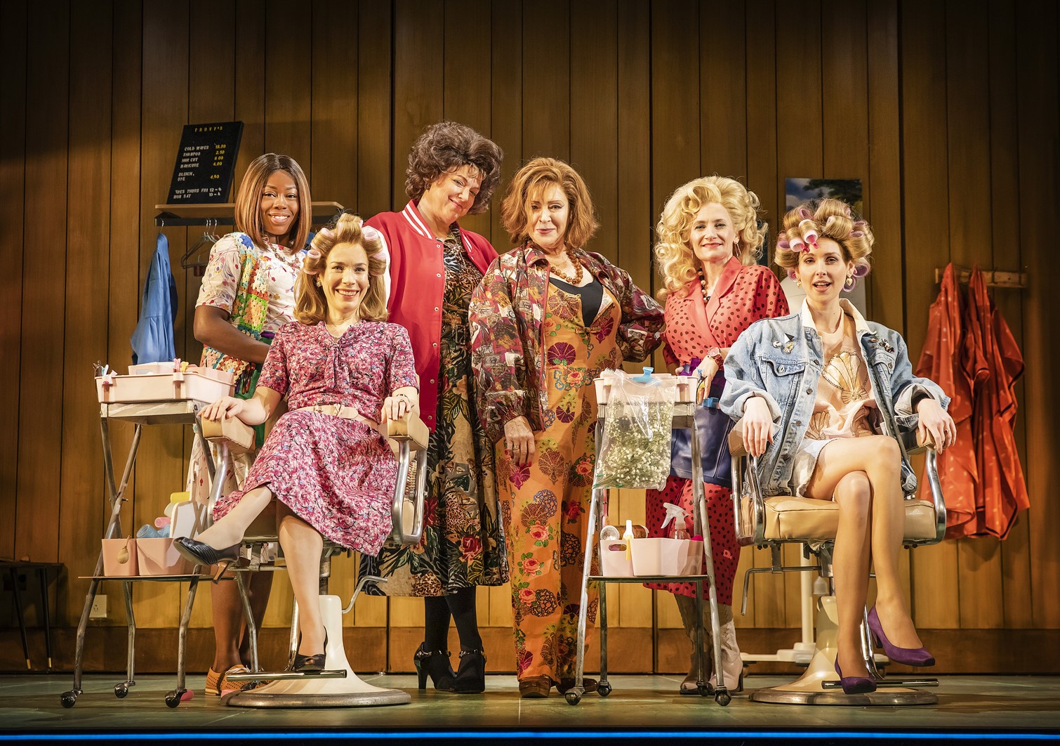 The cast of Steel Magnolias play in Cardiff.