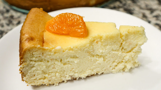 cheese cake on a white plate