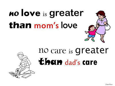 These are best parents day quotes for children. Read these quotes to remember mom and dad 's credit for you.