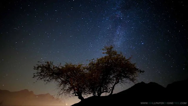 Milky Way Timelapse Animated Wallpaper Engine