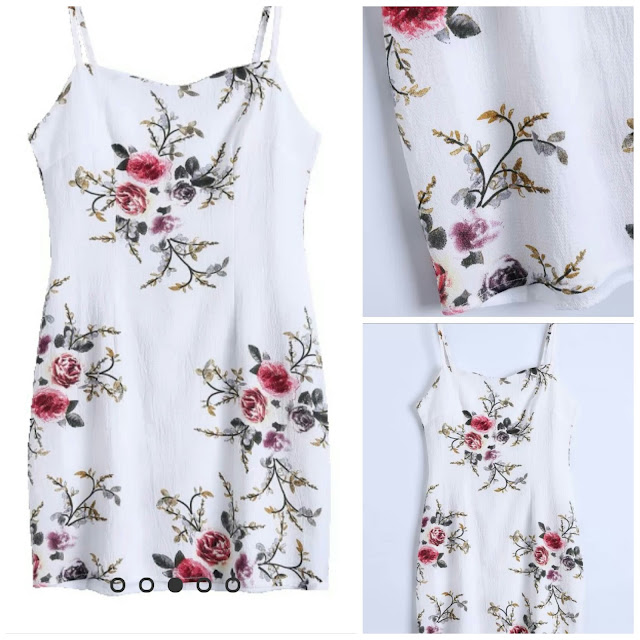 ווייש ליסט שמלות הגוף - “floral bodycon dress”