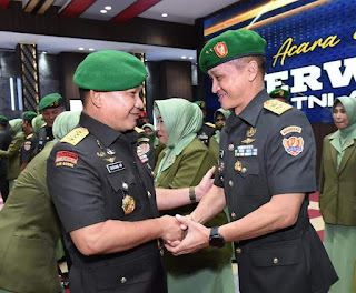 Kasad Pimpin Serah Terima Enam Jabatan Strategis TNI AD