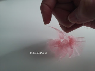 Bulles de Plume - DIY Bandeau fleurs organza