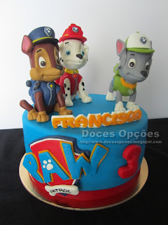 paw patrol cake birthday