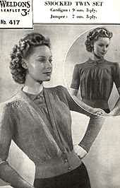 wartime knitting sleeves