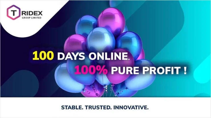 100 дней работы Tridex