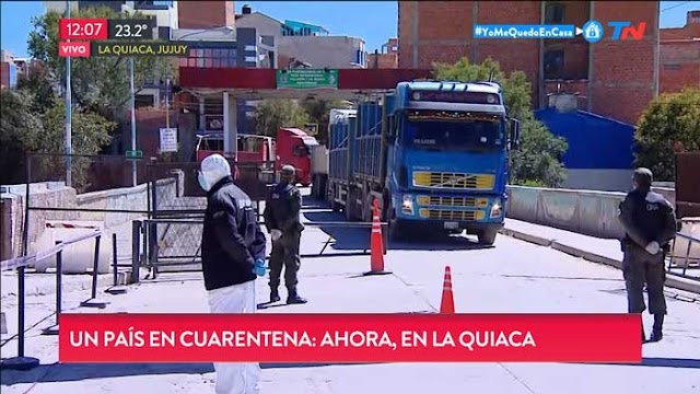 Canal TN de Argentina estuvo en la frontera La Quiaca - Villazón