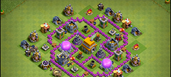 New Base design for Town Hall Level 6