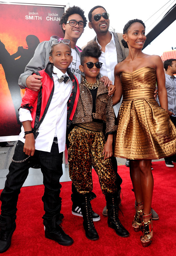 will smith and family 2011. will smith and family 2011.