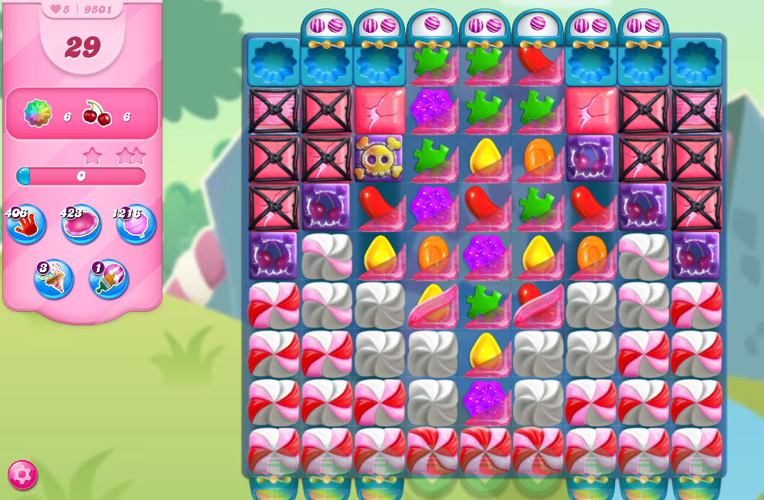 Candy Crush Saga level 9501