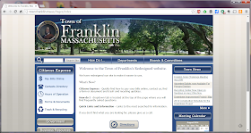 re-designed Franklin website