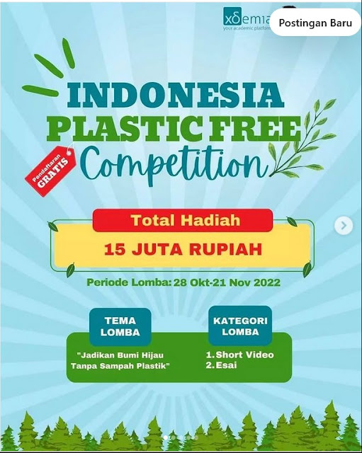 INDONESIA PLASTIC FREE COMPETITION