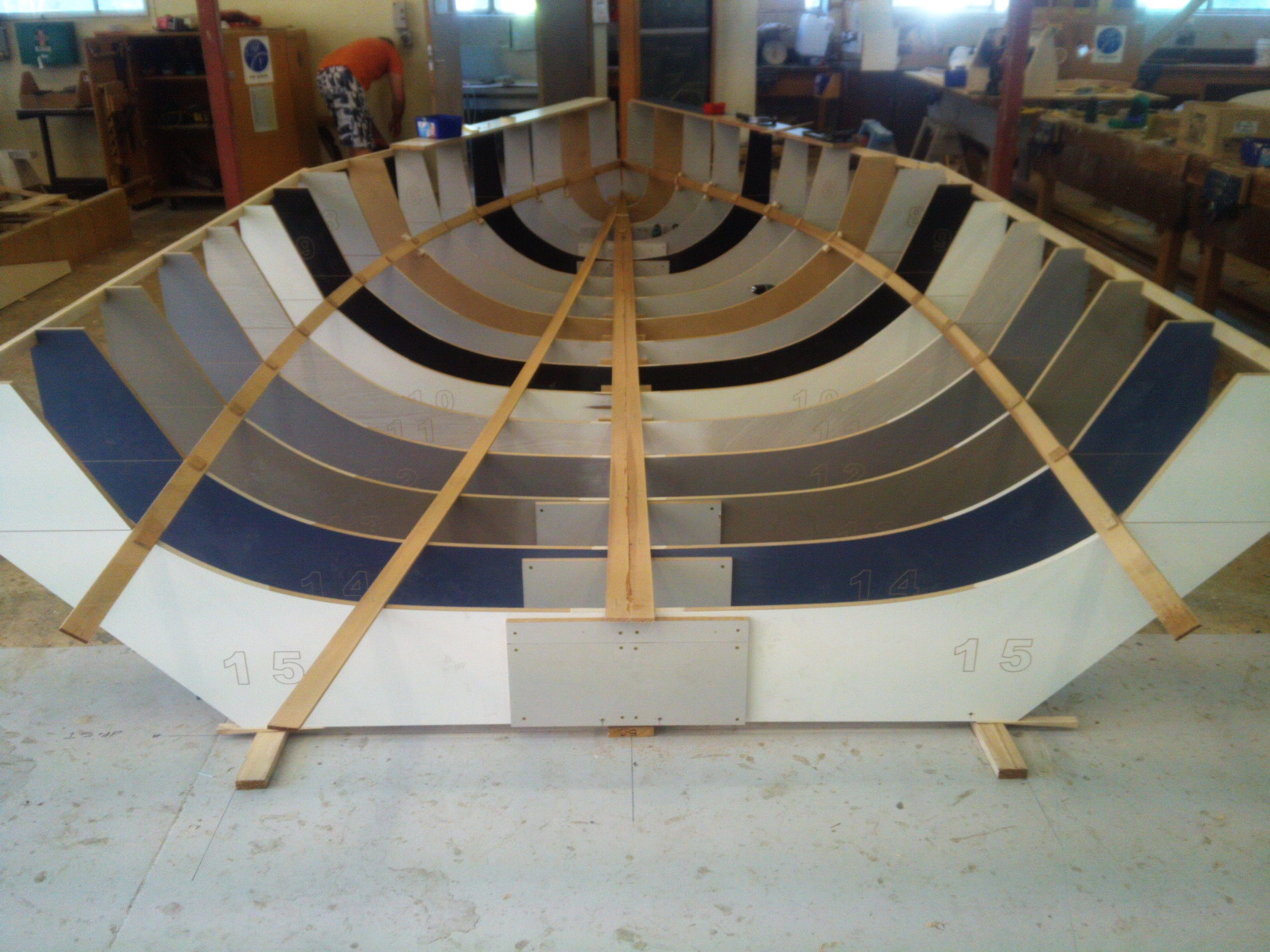 BenJames: Strip Planking and Hull construction