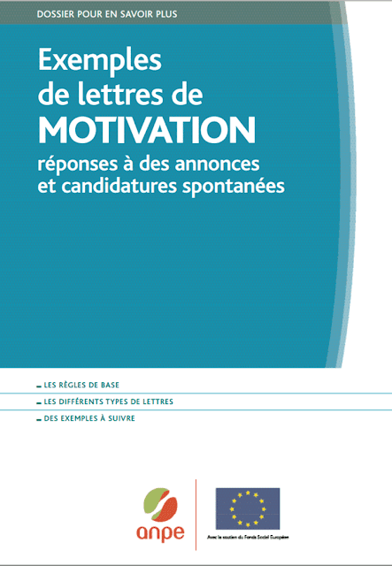 Exemples de lettres de motivation PDF