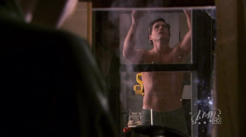 Matthew Settle Shirtless in Nora Roberts' Blue Smoke