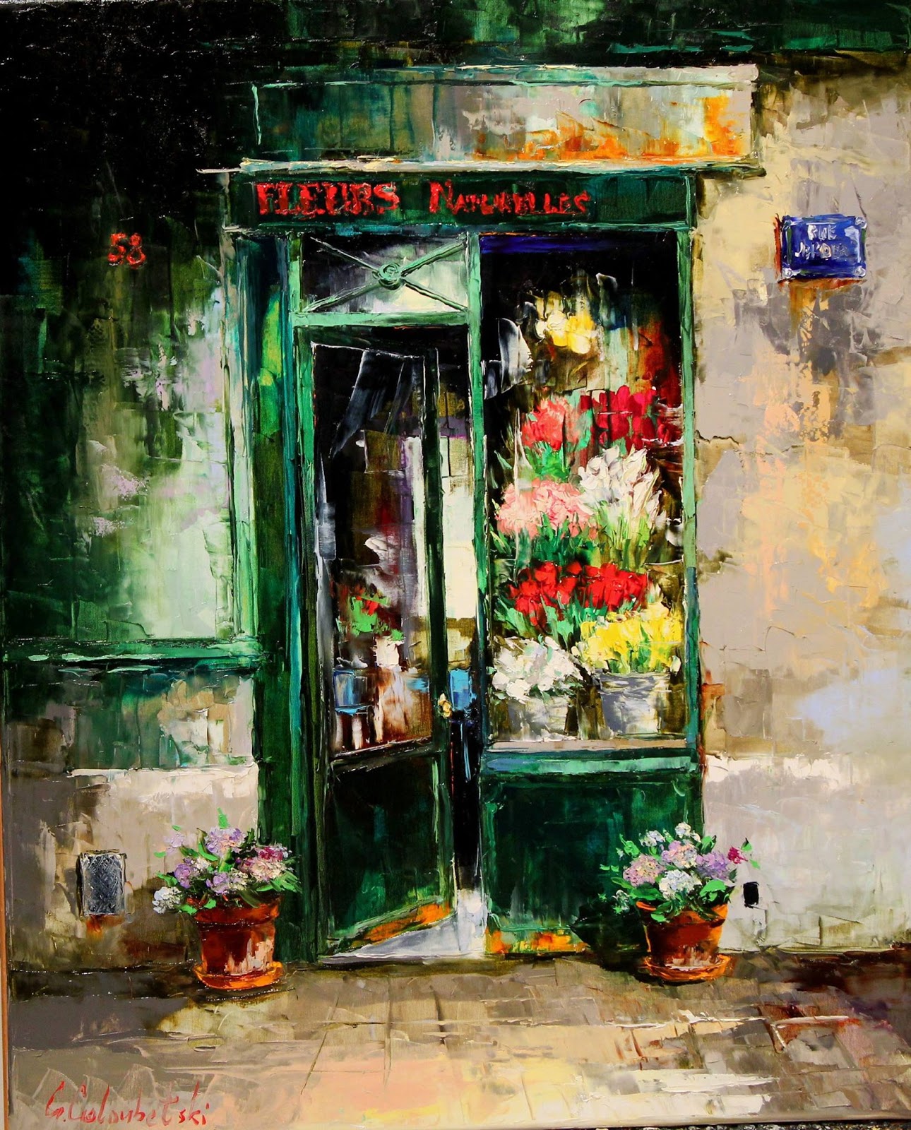 Gleb Goloubetski, 1975 - A Cityscape Impressionist Painter