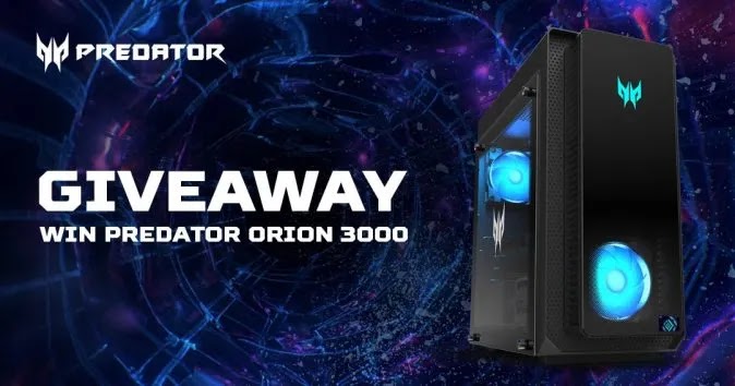 Sorteio de um PC GAMER Predator Orion 3000 - ACER