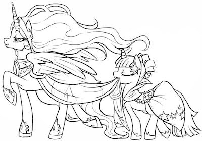 Desenhos para Colorir O Meu Pequeno Ponei – My Little Pony