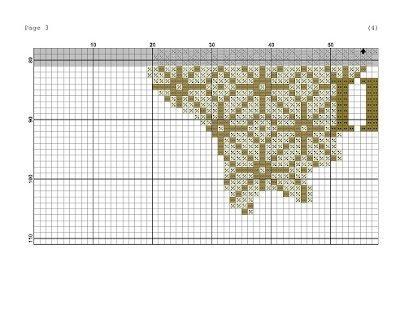 Illinois map cross stitch pattern - Tango Stitch