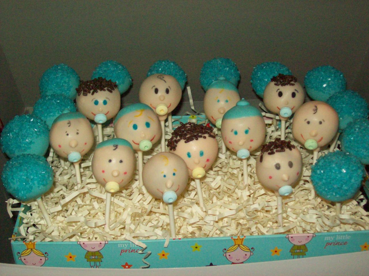 baby shower cake pops recipe CAKE POPS