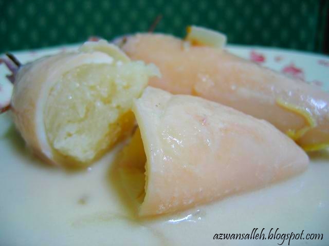 Nurkilan Sagong Nyior: resepi sotong sumbat(ketupat sotong)
