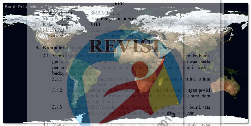  Format Doc admin sajikan sebagai materi referensi anda untuk menyusun planning pelaksanaan  RPP K13 Sekolah Menengah Pertama IPS Kelas 7 8 9 Semester 1 dan 2