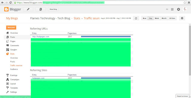 MY Website Flames Technology traffic proof for visitors