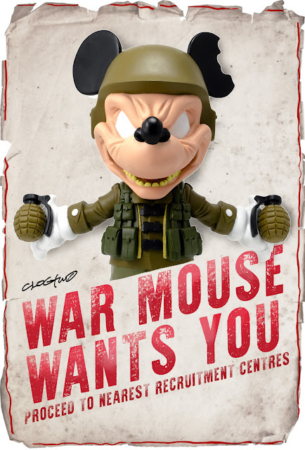 War Mouse Vinyl Figure by Clogtwo x Mighty Jaxx