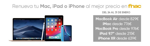 Top 5 ofertas Renueva tu Mac, iPad o iPhone al mejor precio de Fnac