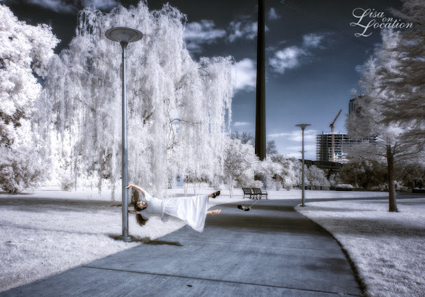 infrared, Canon 50D, levitation, swept away, falling, willow, Lisa On Location Photography, New Braunfels, San Antonio, San Marcos, Austin