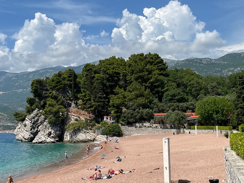 Beach in Budva Montenegro