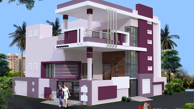 low cost elevation designs for double floor houses