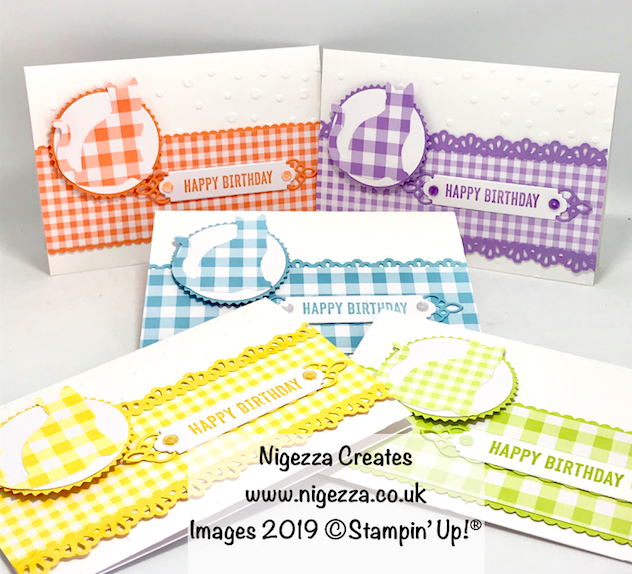 Nigezza Creates, My Stampin' Up! Retiring Favourites:Gingham Gala DSP