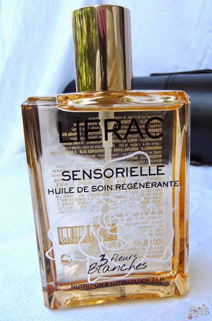 LIERAC Sensorielle Huile de Soin Régénérante aux 3 Fleurs Blanches 